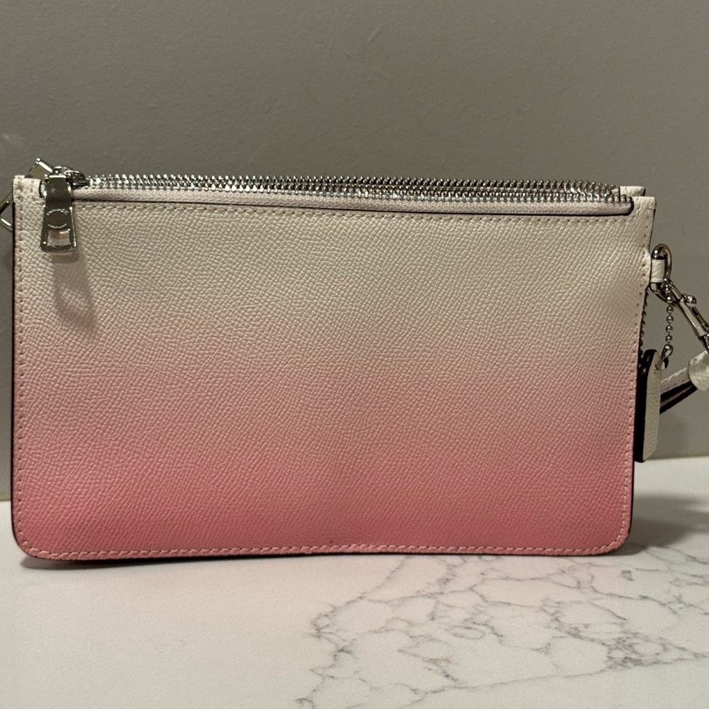 Coach Crosby Pink Ombré Wristlet - Picture 11 of 16